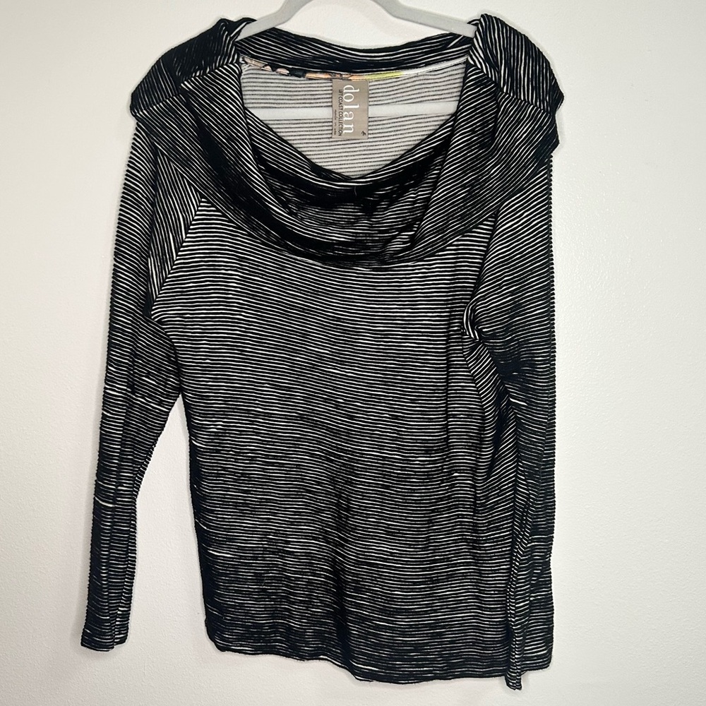 Dolan Left Coast Clothing Textured cowl neck top